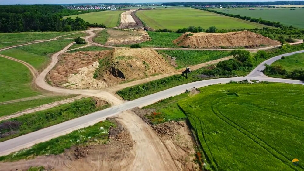 Stadiul lucrărilor pe lotul Nord al A0. Asociația Pro Infrastructură: „Începe să arate a şantier. Nu este însă suficient” - Imaginea 1