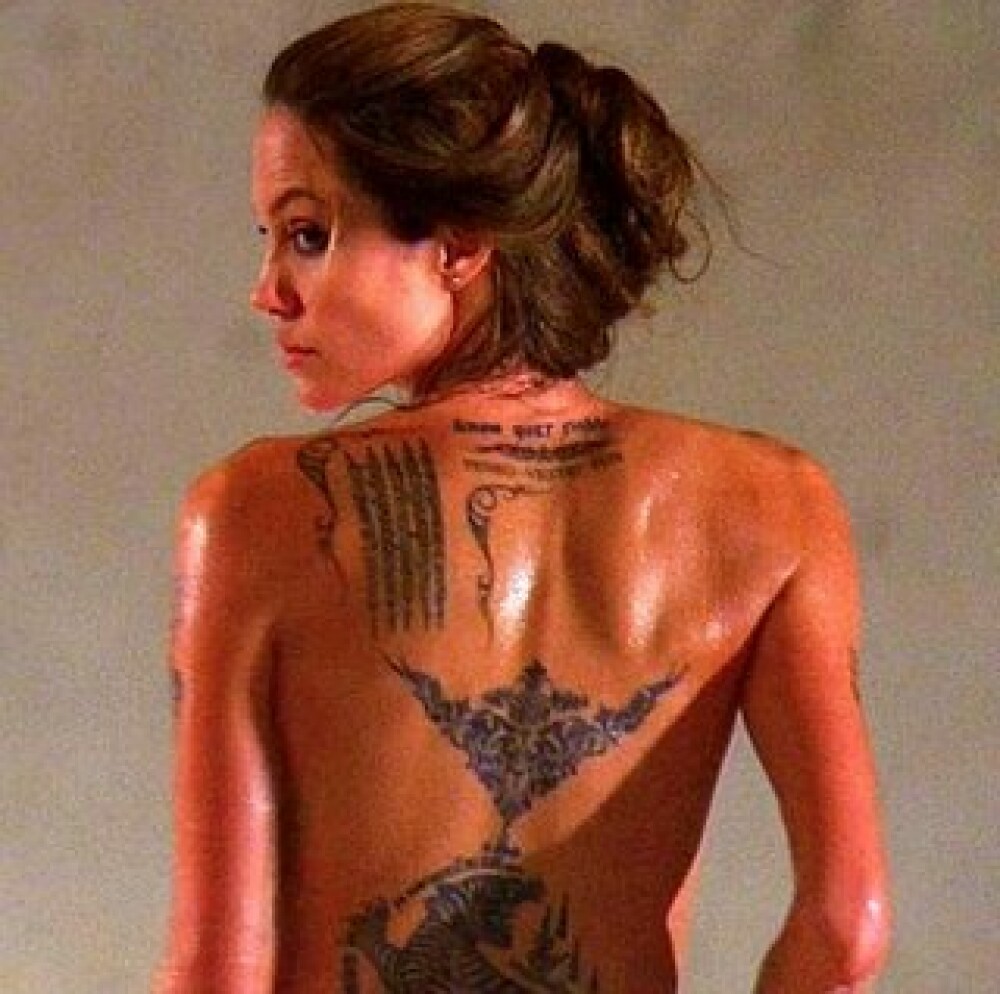 Ce fundulet tatuat are Angelina Jolie! - Imaginea 3