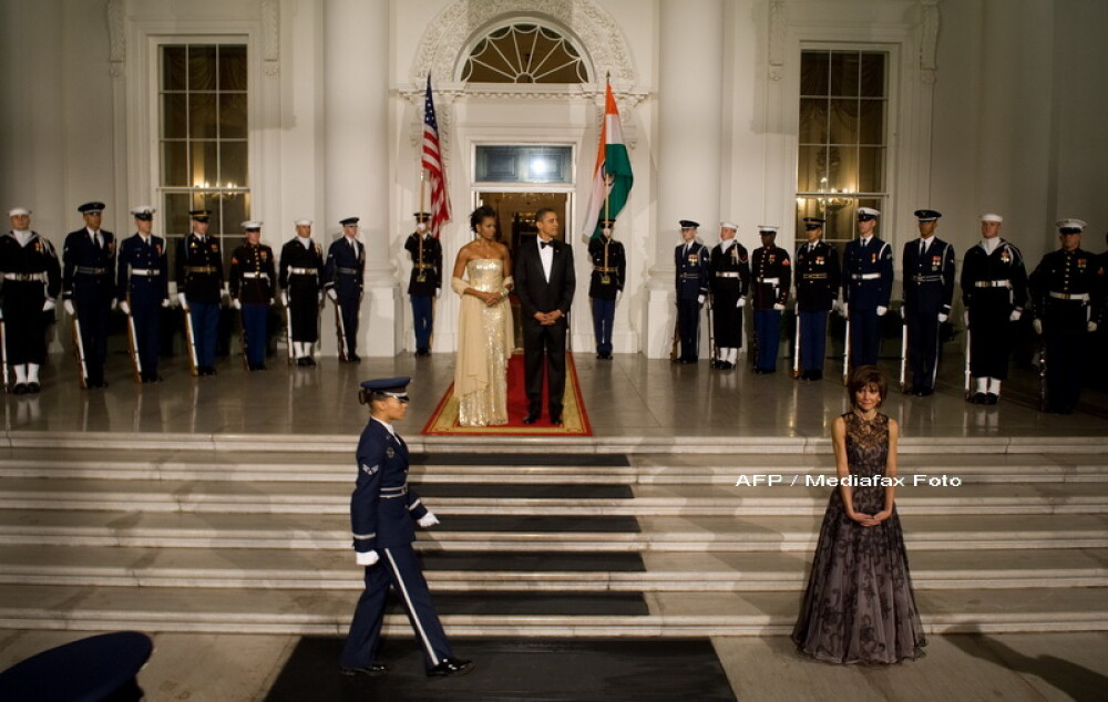 Eleganta si rafinament, la primul dineu oficial organizat de Barack Obama! - Imaginea 4