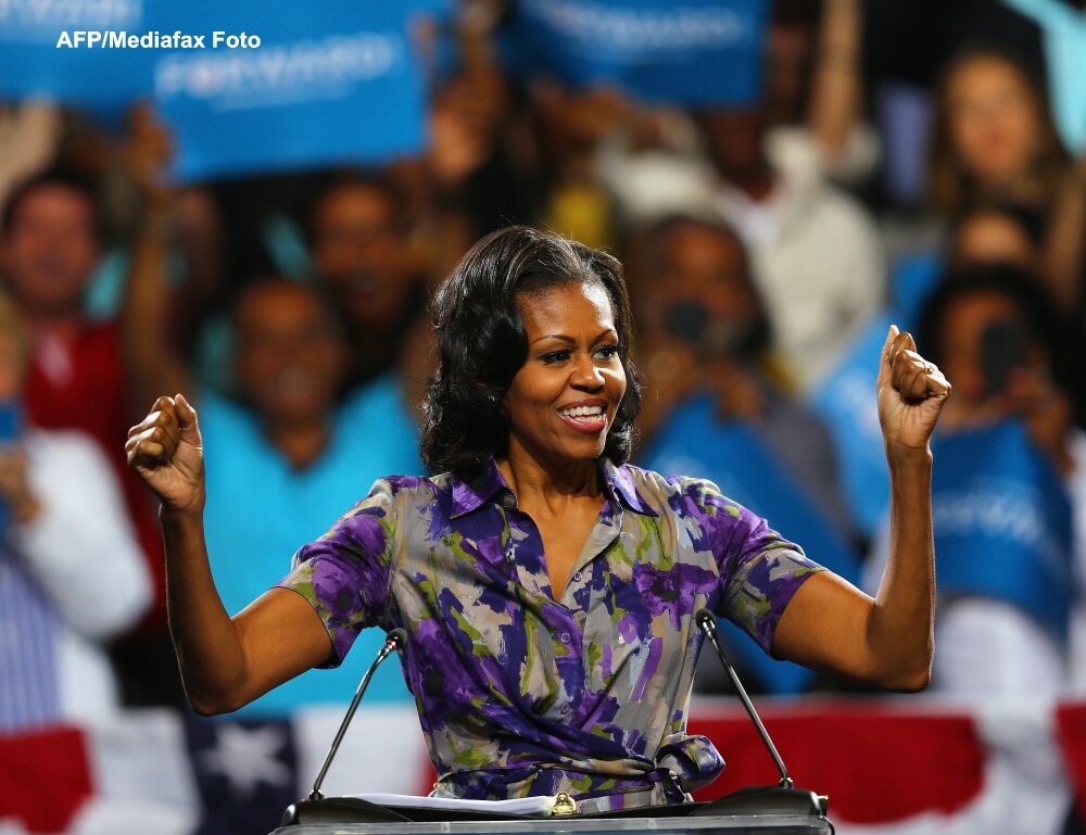 Michelle Obama împlinește 60 de ani. Imagini de colecție cu Prima Doamnă a Statelor Unite | GALERIE FOTO - Imaginea 22