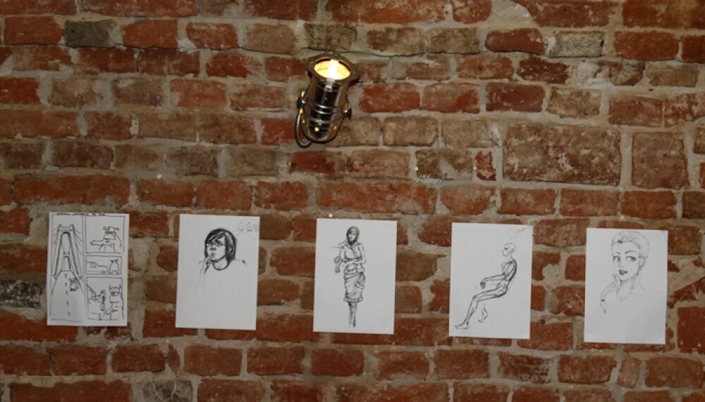 Expozitie inedita intr-o cafenea din Timisoara. Peretii au fost „decorati” cu benzi desenate. FOTO - Imaginea 13