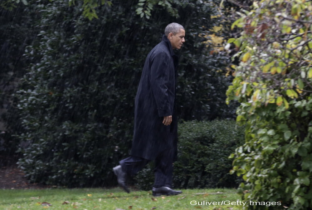 Barack Obama, mandatul singurului presedinte afro-american al SUA, in imagini. GALERIE FOTO - Imaginea 13