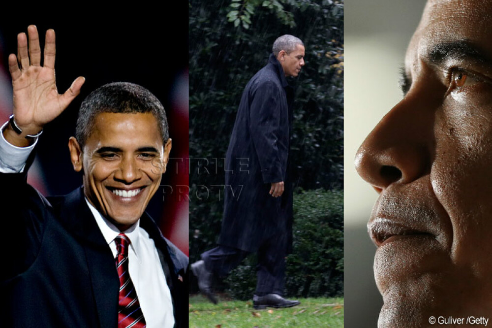 Barack Obama, mandatul singurului presedinte afro-american al SUA, in imagini. GALERIE FOTO - Imaginea 16