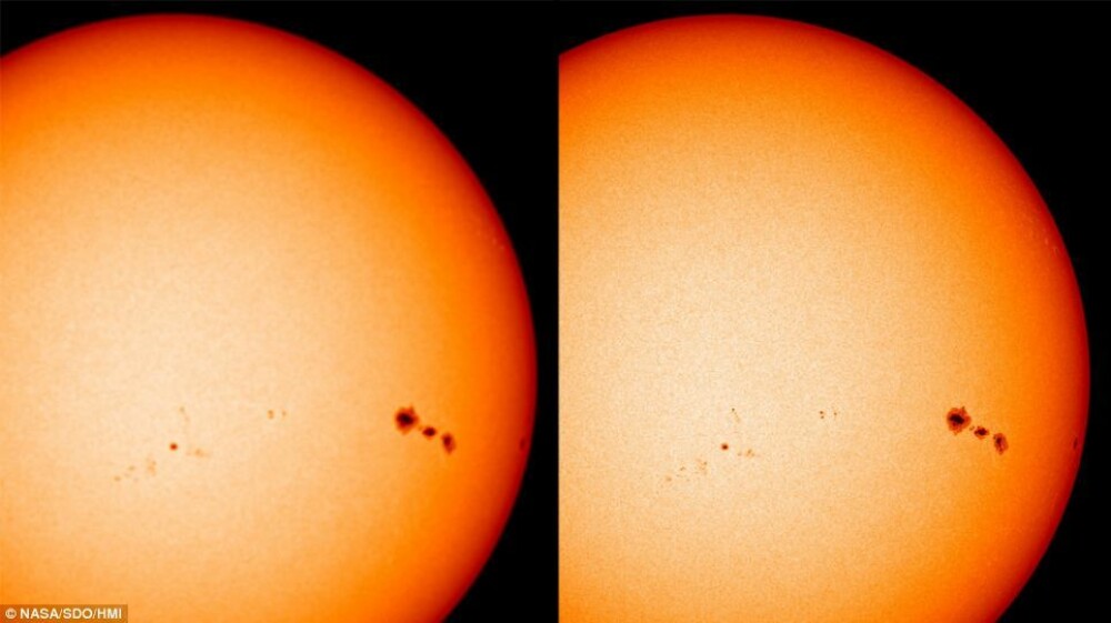 Imagini spectaculoase oferite de NASA. Secundele in care Soarele dispare din fata lor - Imaginea 4
