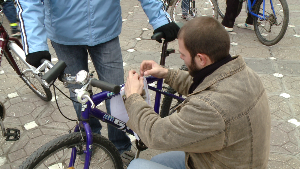 Bikerii din Vestul tarii au protestat la Timisoara impotriva furtului de biciclete. GALERIE FOTO - Imaginea 4