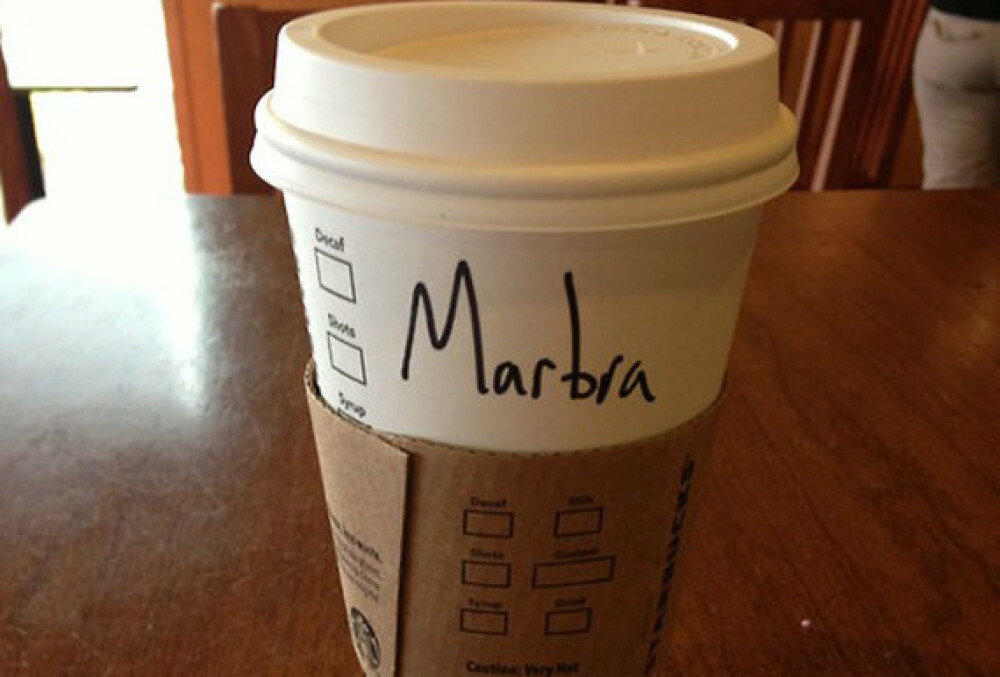 Topul celor mai haioase nume scrise gresit pe paharele de la Starbucks - Imaginea 4
