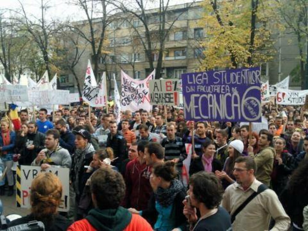 Peste 1000 de studenti din Timisoara si-au strigat drepturile in strada. Cum a decurs protestul - Imaginea 3