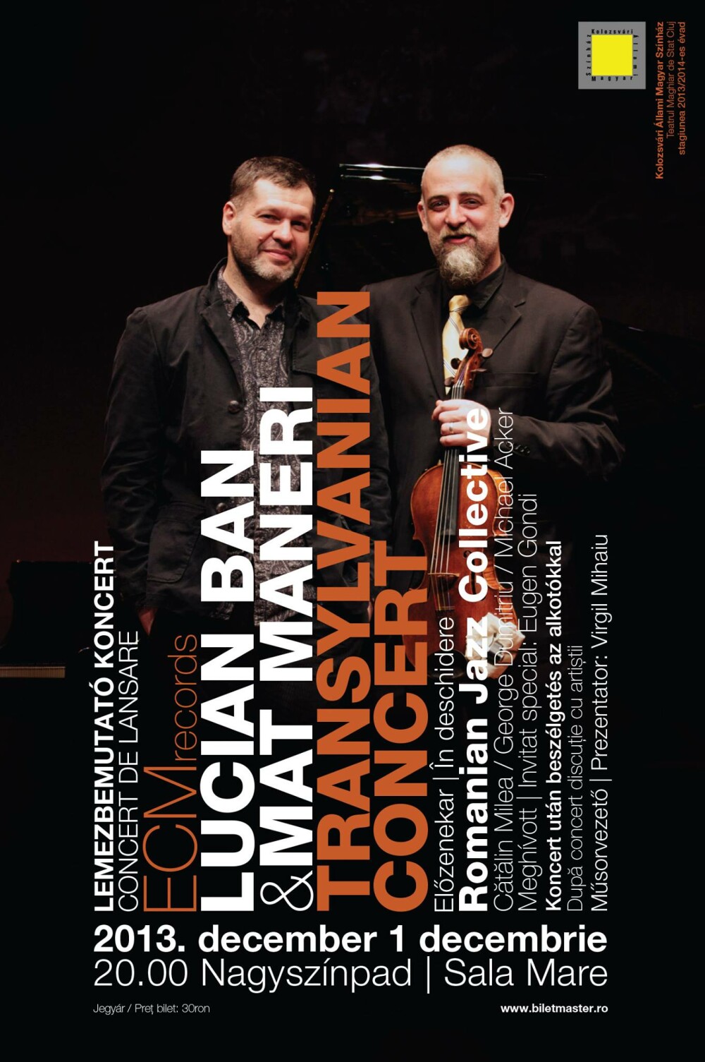 Pianistul Lucian Ban revine la Teatrul Maghiar de Stat Cluj - Imaginea 4
