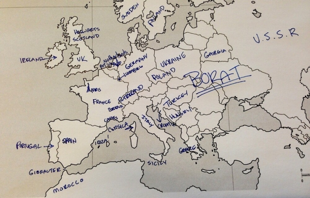 Americanii incearca sa localizeze pe harta tarile Europei. Unde au plasat Romania. GALERIE FOTO - Imaginea 9
