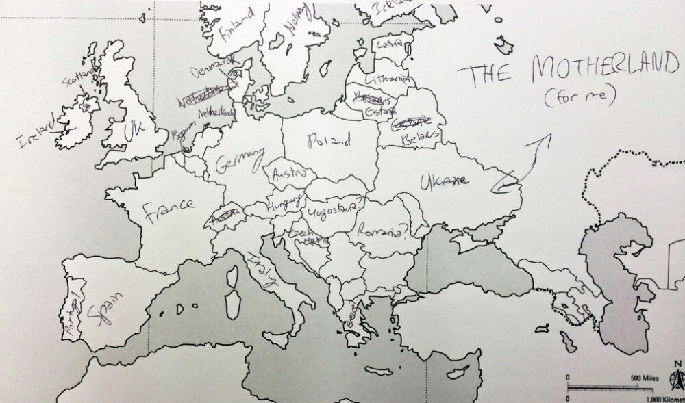 Americanii incearca sa localizeze pe harta tarile Europei. Unde au plasat Romania. GALERIE FOTO - Imaginea 19