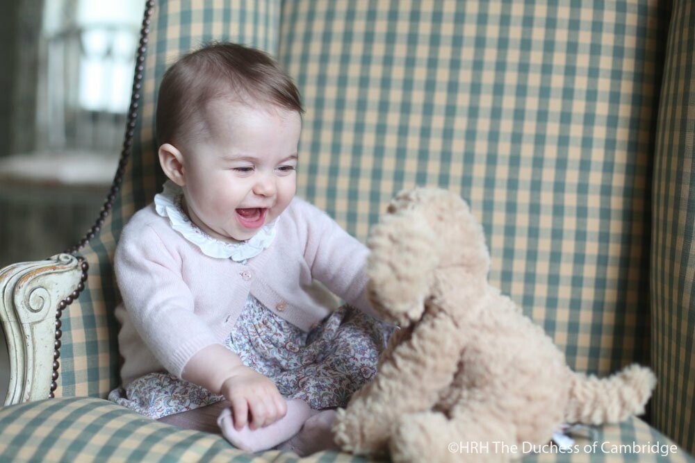 William si Kate au facut publice imagini cu fiica lor, la 6 luni. Pozele au fost facute chiar de mama Printesei Charlotte - Imaginea 1