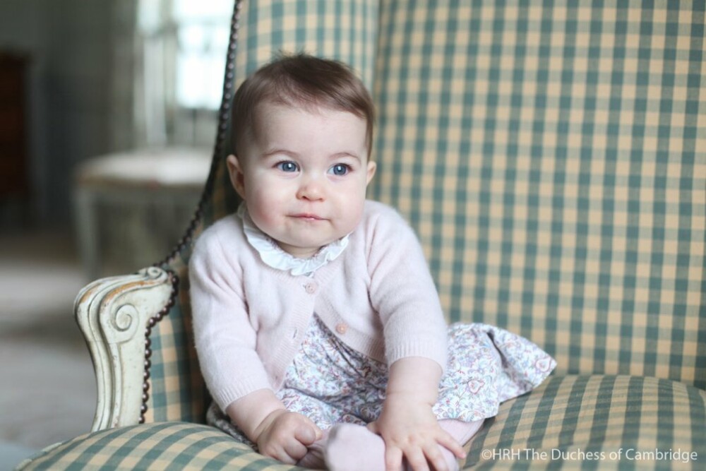 William si Kate au facut publice imagini cu fiica lor, la 6 luni. Pozele au fost facute chiar de mama Printesei Charlotte - Imaginea 2