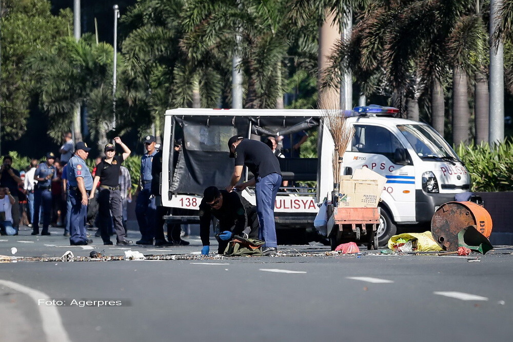 Atentat dejucat langa Ambasada SUA din Manila. Bomba amplasata de islamisti, cu raza de actiune de 100 de metri, dezamorsata - Imaginea 1