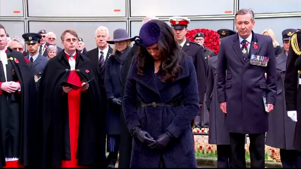 Prințul Harry și ducesa Megan, în centrul atenției la o comemorare a militarilor - Imaginea 4