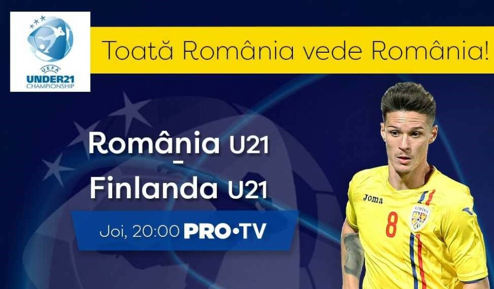 ROMÂNIA U21-FINLANDA U21. Tricolorii mici se dezlănțuie și câștigă meciul cu 4-1 - Imaginea 1