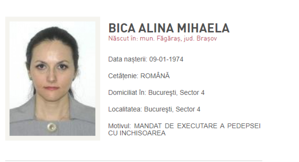 Alina Bica, condamnată definitiv la 4 ani de închisoare cu executare, a fost prinsă de poliţişti în Italia - Imaginea 2
