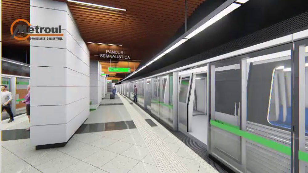 Cum va arăta noua magistrală de metrou spre Jilava. Peroanele stațiilor ar urma să aibă porți automatizate - Imaginea 1