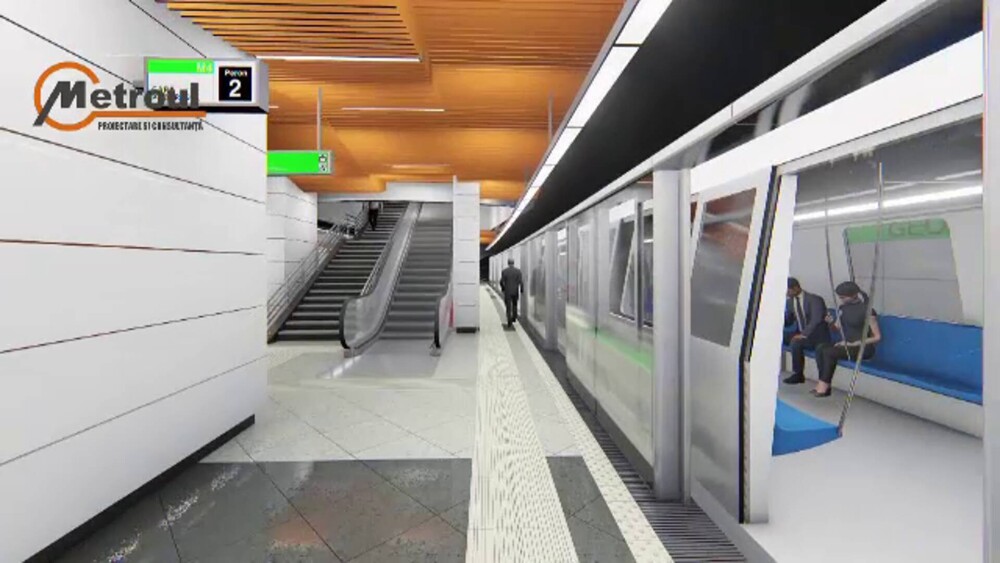 Cum va arăta noua magistrală de metrou spre Jilava. Peroanele stațiilor ar urma să aibă porți automatizate - Imaginea 2