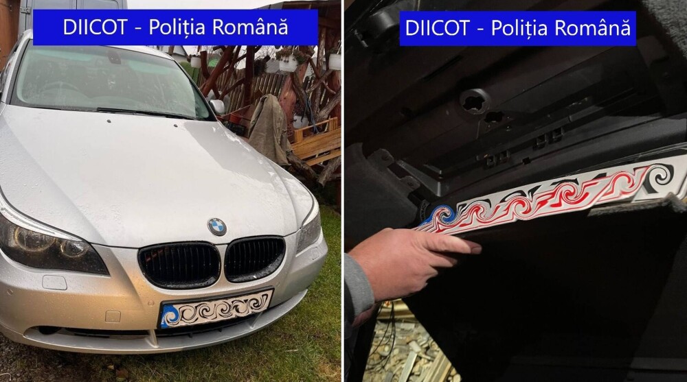 FOTO. Sistemul prin care contrabandiștii din Suceava își schimbau în mers plăcuţele de înmatriculare - Imaginea 9