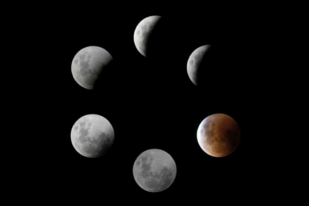 Imagini spectaculoase cu eclipsa totală de Lună | GALERIE FOTO - Imaginea 2