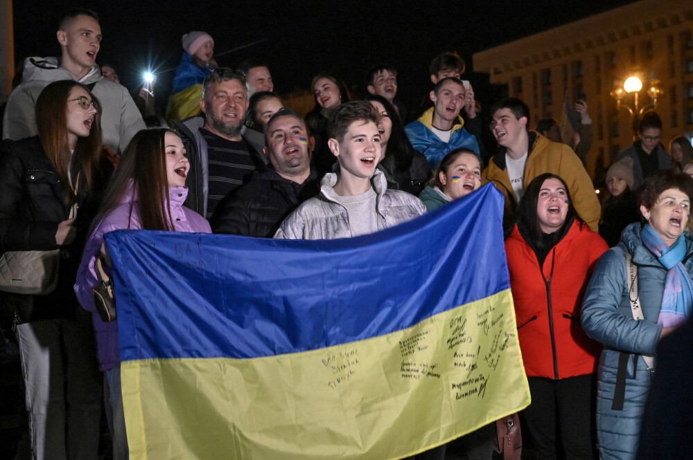 Rușii și-au mutat ”temporar capitala administrativă” a regiunii Herson din Ucraina, după ce au fugit din oraș - Imaginea 3