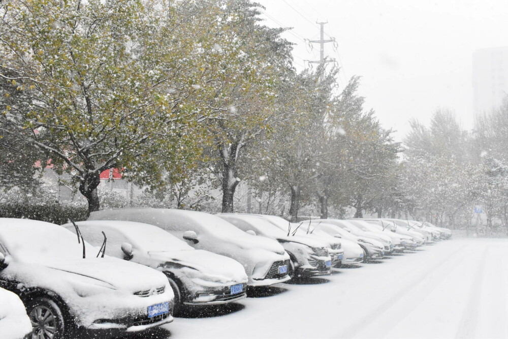Zăpada și viscolul au pus stăpânire pe nord-vestul Chinei. Locuitorii au fost avertizați să rămână în case | GALERIE FOTO - Imaginea 3
