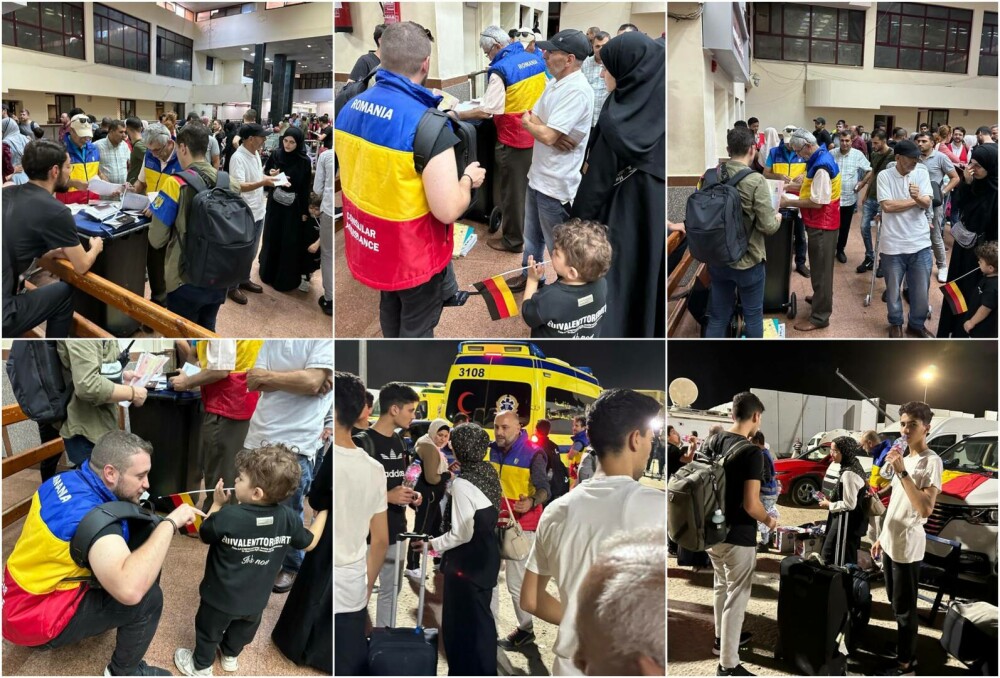 93 de cetățeni români și rudele lor, evacuați din Gaza, au ajuns în România. Printre ei se află inclusiv bebeluși - Imaginea 1