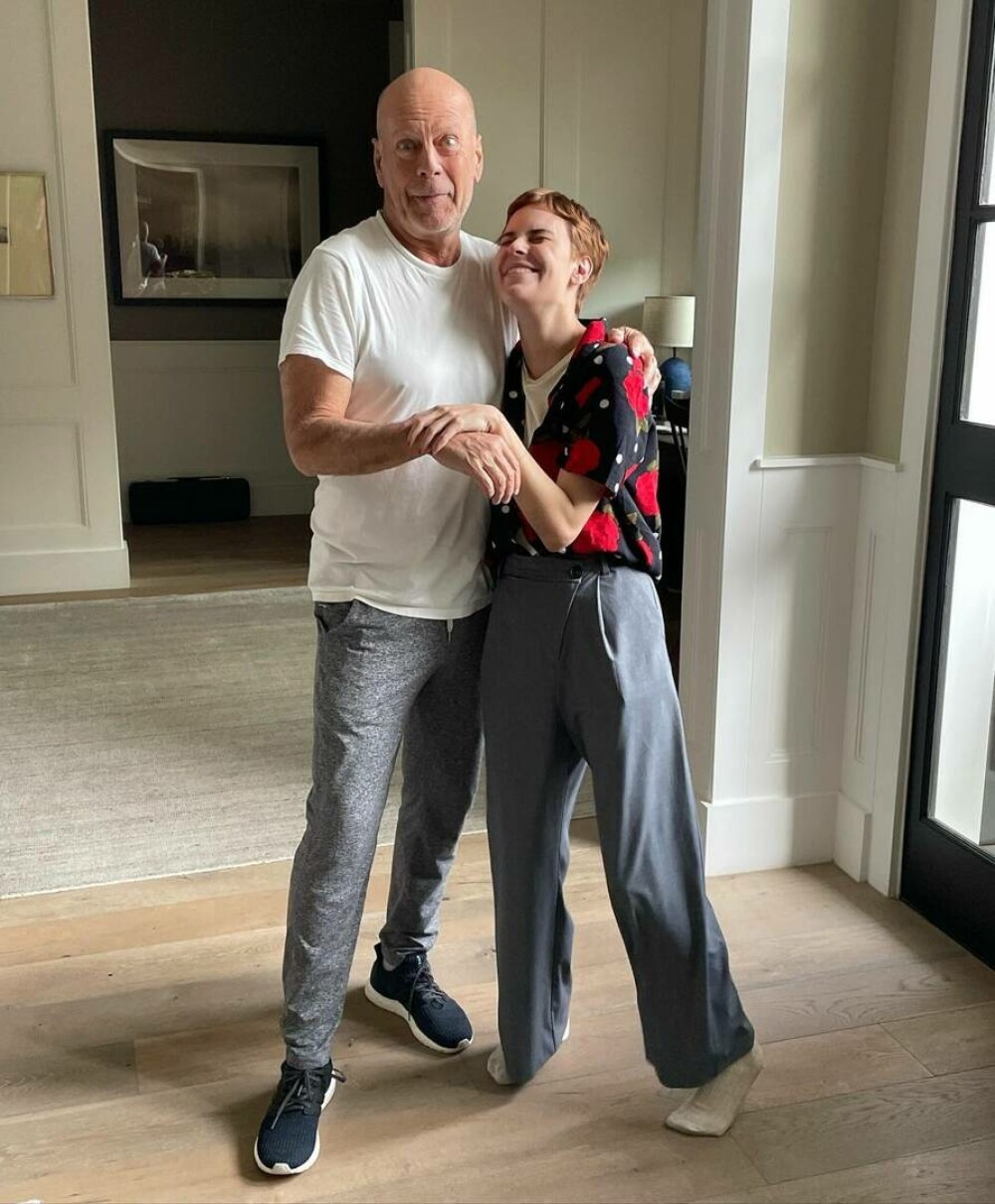 „Văd iubire când sunt cu el”. Fiica lui Bruce Willis a vorbit despre starea de sănătate a actorului. FOTO - Imaginea 2
