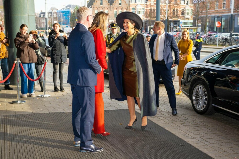 Regina Máxima, surprinsă purtând aceleași haine. Cum a impresionat cu ultima sa apariție din Amsterdam | FOTO - Imaginea 8