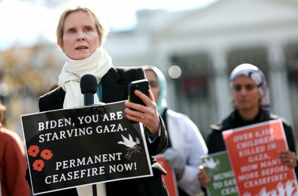 Cynthia Nixon face greva foamei. Actriţa din Sex and the City cere armistiţiu permanent în Fâşia Gaza | FOTO - Imaginea 4
