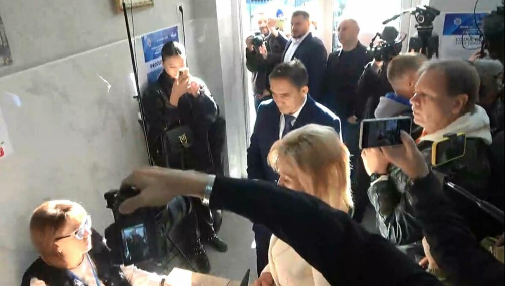Alexandr Stoianoglu a votat, duminică dimineață