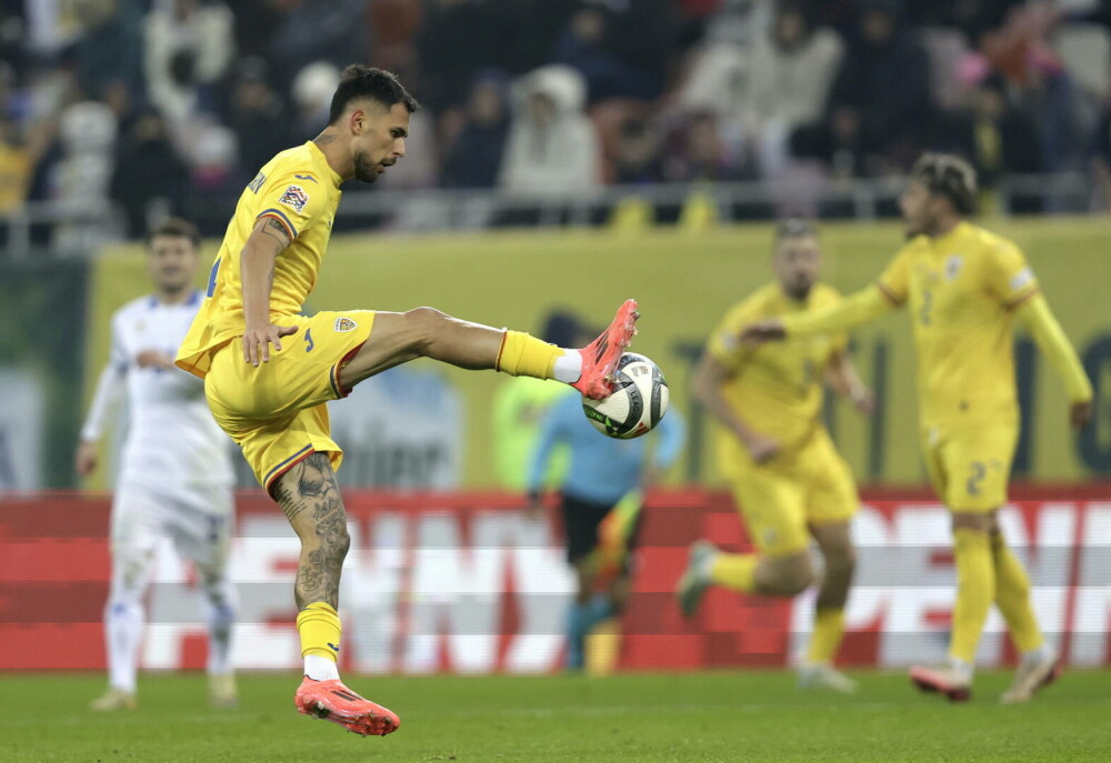 România - Cipru 4-1, în Liga Națiunilor. Încheiem cu o victorie unul dintre cei mai buni ani ai naționalei | GALERIE FOTO - Imaginea 12