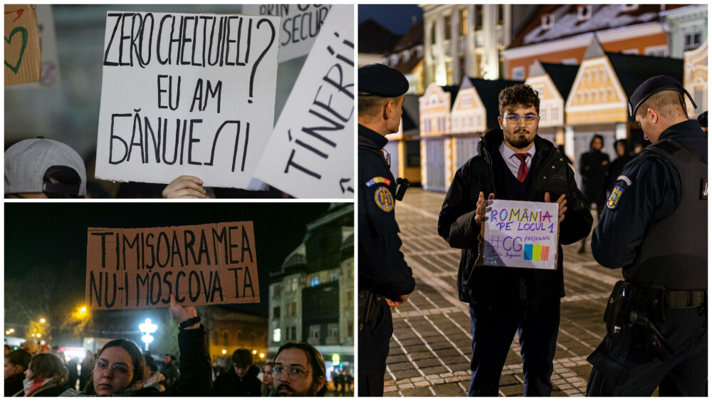 Manifestații pașnice în toată țara împotriva lui Călin Georgescu. Anunțul Jandarmeriei despre protestul din Capitală - Imaginea 1