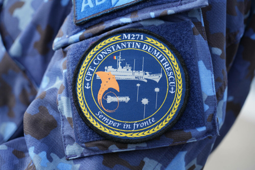 Vânător de mine cumpărat de la Marina Regală Britanică, pentru prima oară în Portul Constanța. Comandant este o femeie | FOTO - Imaginea 10