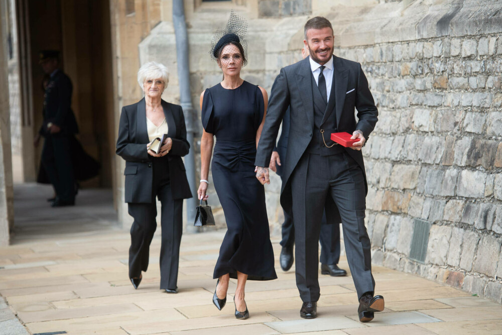 David Beckham, înnobilat de regele Charles la Castelul Windsor. Fotbalistul a primit titlul de cavaler | VIDEO&FOTO - Imaginea 6