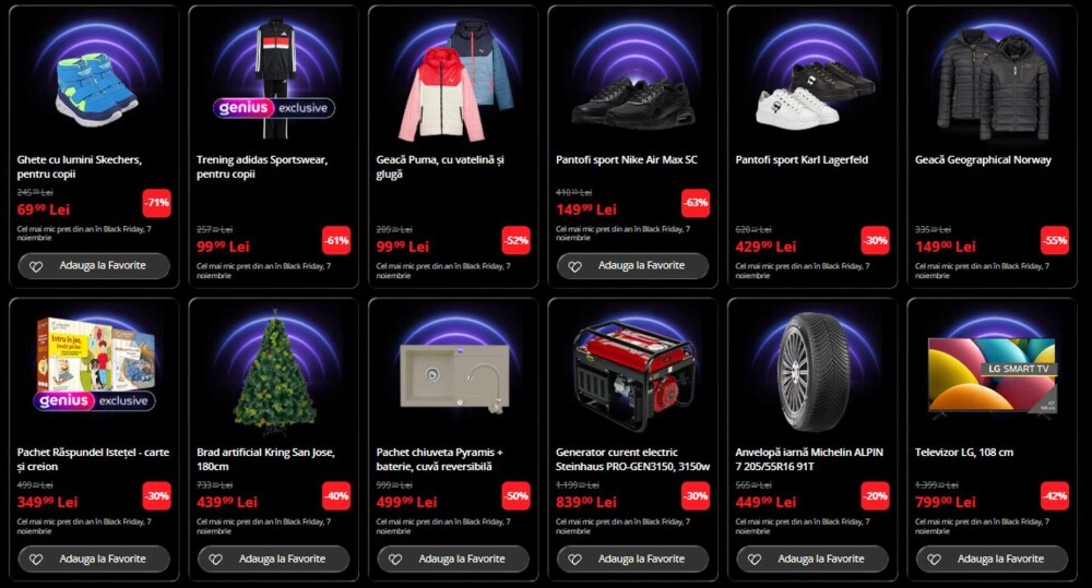 CATALOG eMAG de Black Friday 2025 | Vezi principalele produse care intră la reduceri vineri dimineață - FOTO - Imaginea 9