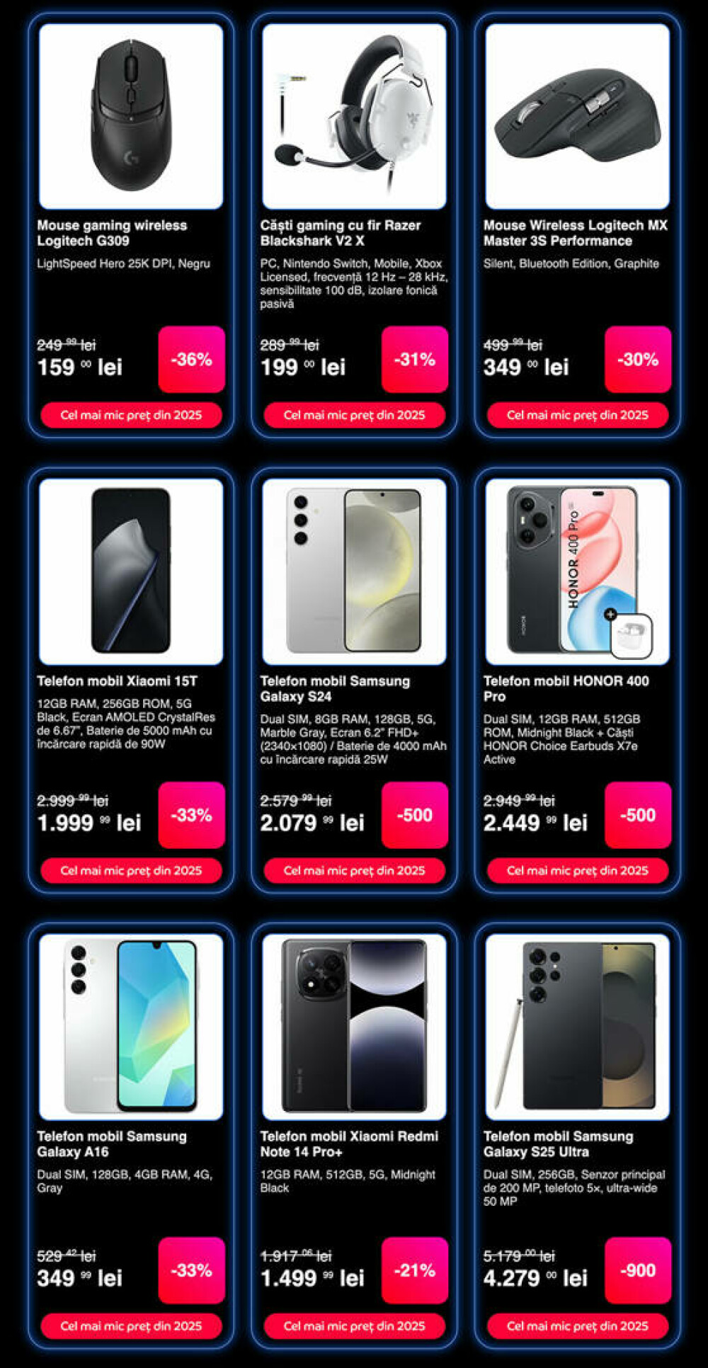 CATALOG eMAG de Black Friday 2025 | Vezi principalele produse care intră la reduceri vineri dimineață - FOTO - Imaginea 13