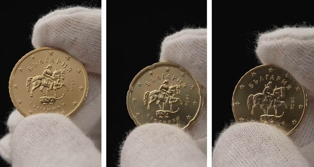 Cum vor arăta noile monede euro bulgare. Banca Națională a prezentat designul unic. FOTO&VIDEO - Imaginea 6