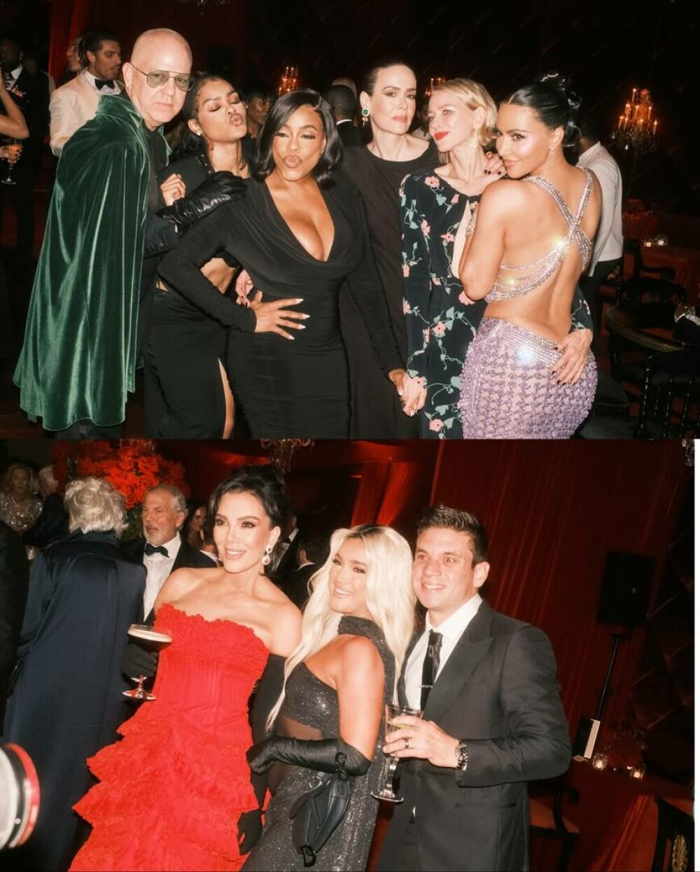 Surorile Kardashian au strălucit la aniversarea de 70 de ani a mamei lor. Petrecere la mega-conacul lui Jeff Bezos. FOTO - Imaginea 14