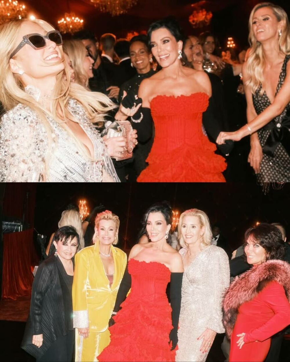 Surorile Kardashian au strălucit la aniversarea de 70 de ani a mamei lor. Petrecere la mega-conacul lui Jeff Bezos. FOTO - Imaginea 17