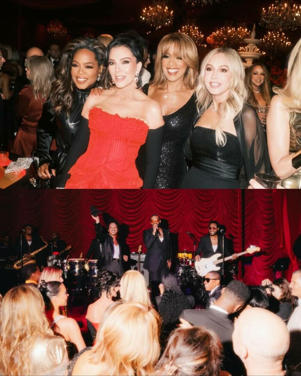 Surorile Kardashian au strălucit la aniversarea de 70 de ani a mamei lor. Petrecere la mega-conacul lui Jeff Bezos. FOTO - Imaginea 36