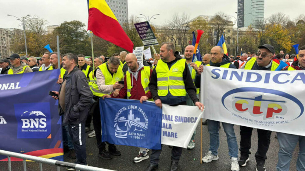 Nou protest al sindicaliştilor la Bucureşti. Cer stoparea austerităţii şi măsuri anti-inflaţie. Lista revendicărilor | FOTO - Imaginea 4