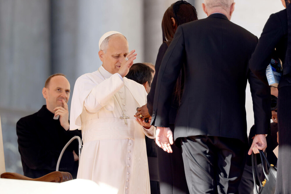 Naomi Campbell s-a întâlnit cu Papa Leon al XIV-lea la Vatican. Ce cadou inedit i-a oferit. GALERIE FOTO - Imaginea 13
