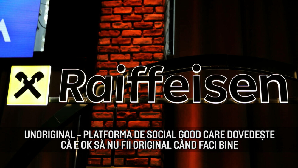 (P) Raiffeisen Bank lansează platforma unOriginal: binele se multiplică, nu se reinventează - Imaginea 3