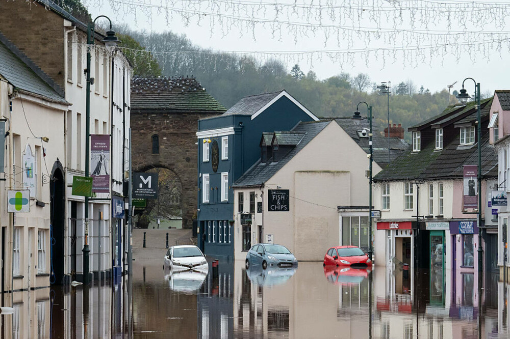 Furtuna Claudia a provocat pagube în Marea Britanie: Trafic paralizat și avertismente de inundații severe. GALERIE FOTO - Imaginea 4