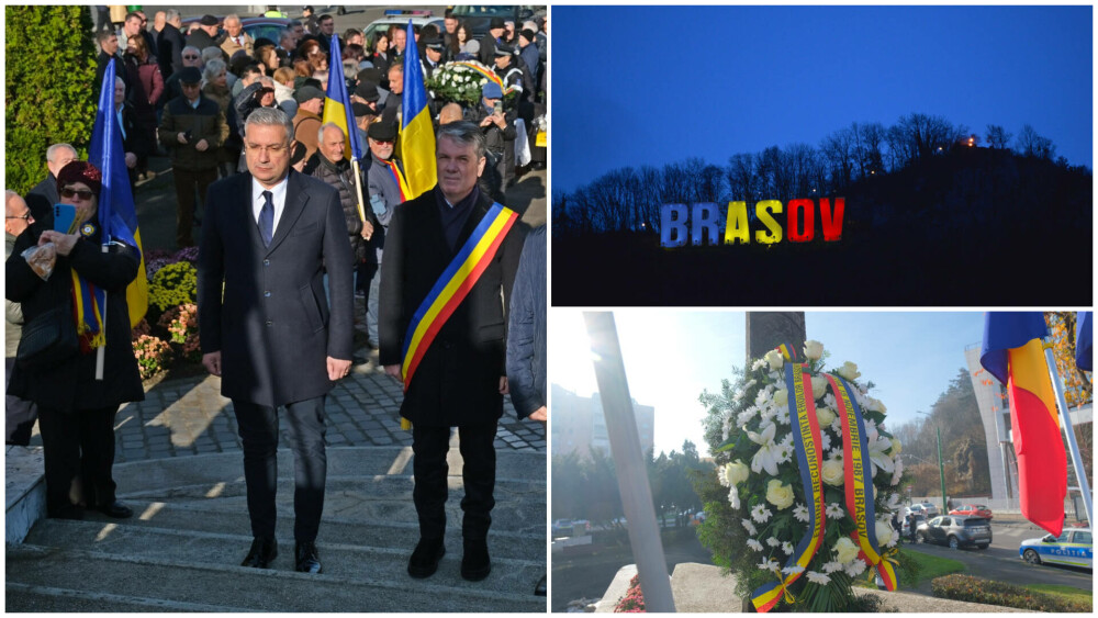 Brașovul a marcat 38 de ani de la revolta anticomunistă din 1987, primul strigăt care a zguduit regimul lui Nicolae Ceaușescu - Imaginea 1