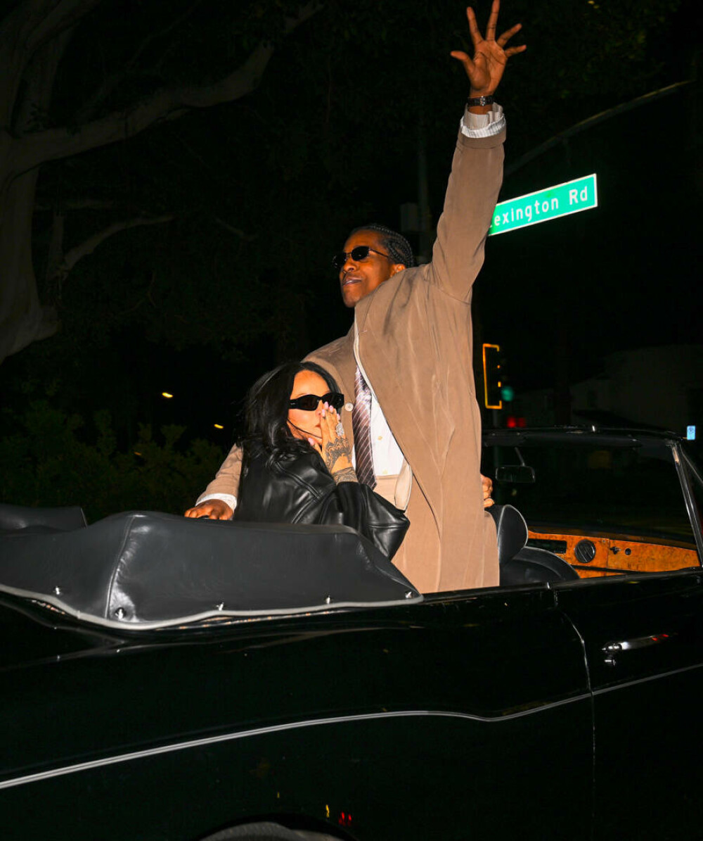 Rihanna și A$AP Rocky surprinși la o cină romantică în Santa Monica. Cum arată artista la scurt timp după naștere. FOTO - Imaginea 6