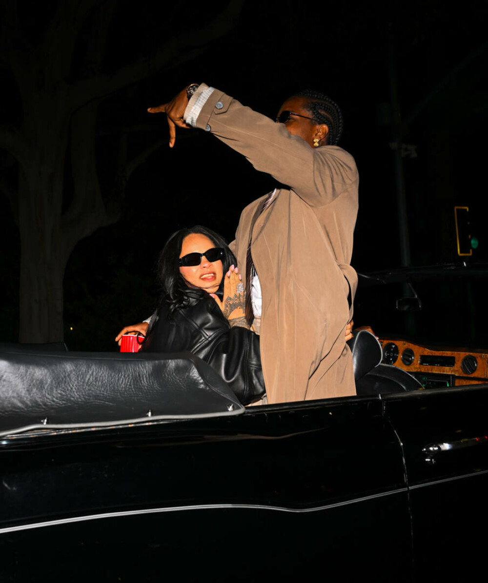 Rihanna și A$AP Rocky surprinși la o cină romantică în Santa Monica. Cum arată artista la scurt timp după naștere. FOTO - Imaginea 8