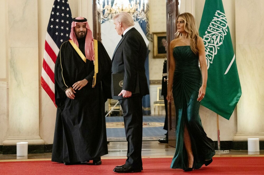 Melania Trump, apariție impresionantă la cina oficială cu prințul moștenitor al Arabiei Saudite. GALERIE FOTO - Imaginea 4