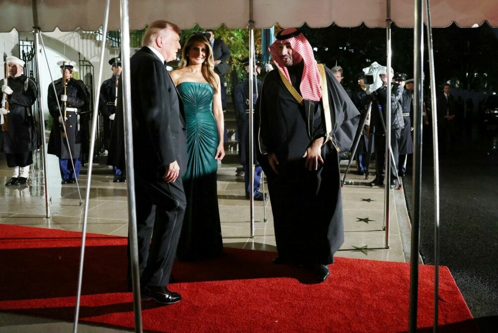 Melania Trump, apariție impresionantă la cina oficială cu prințul moștenitor al Arabiei Saudite. GALERIE FOTO - Imaginea 5